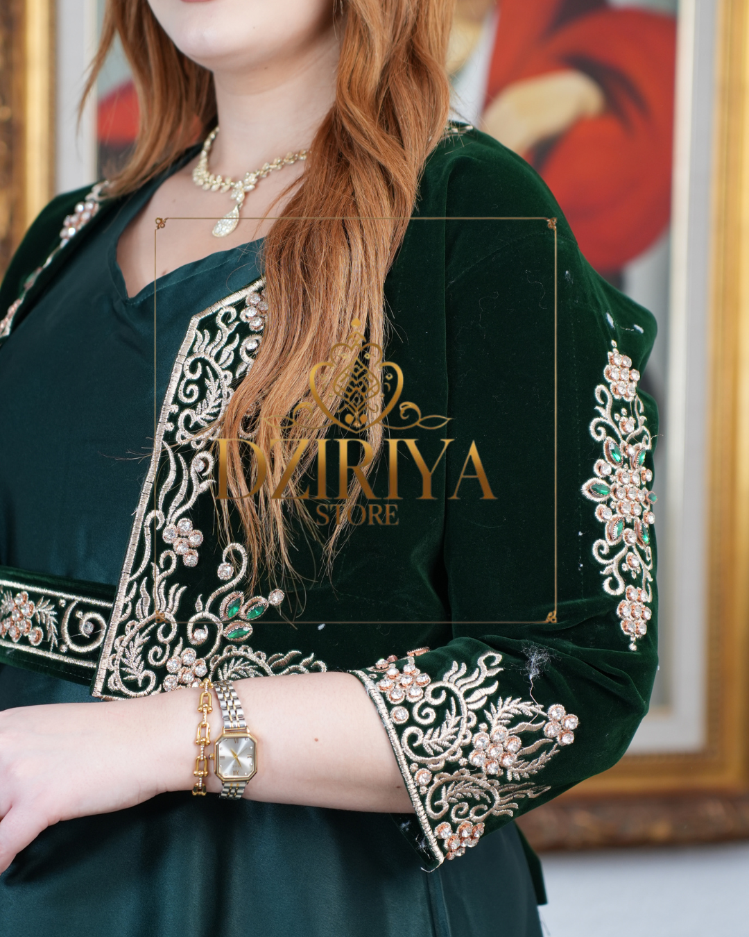 🖤❤💚 روب كراكو + فيستة و حزام 💫