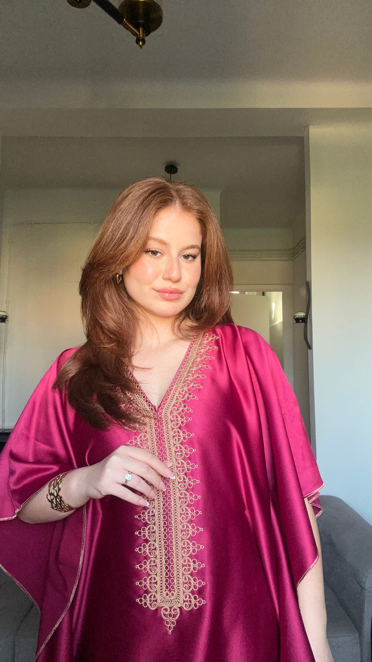 ✨جبة الاستقبال ساتان – فخامة وأصالة