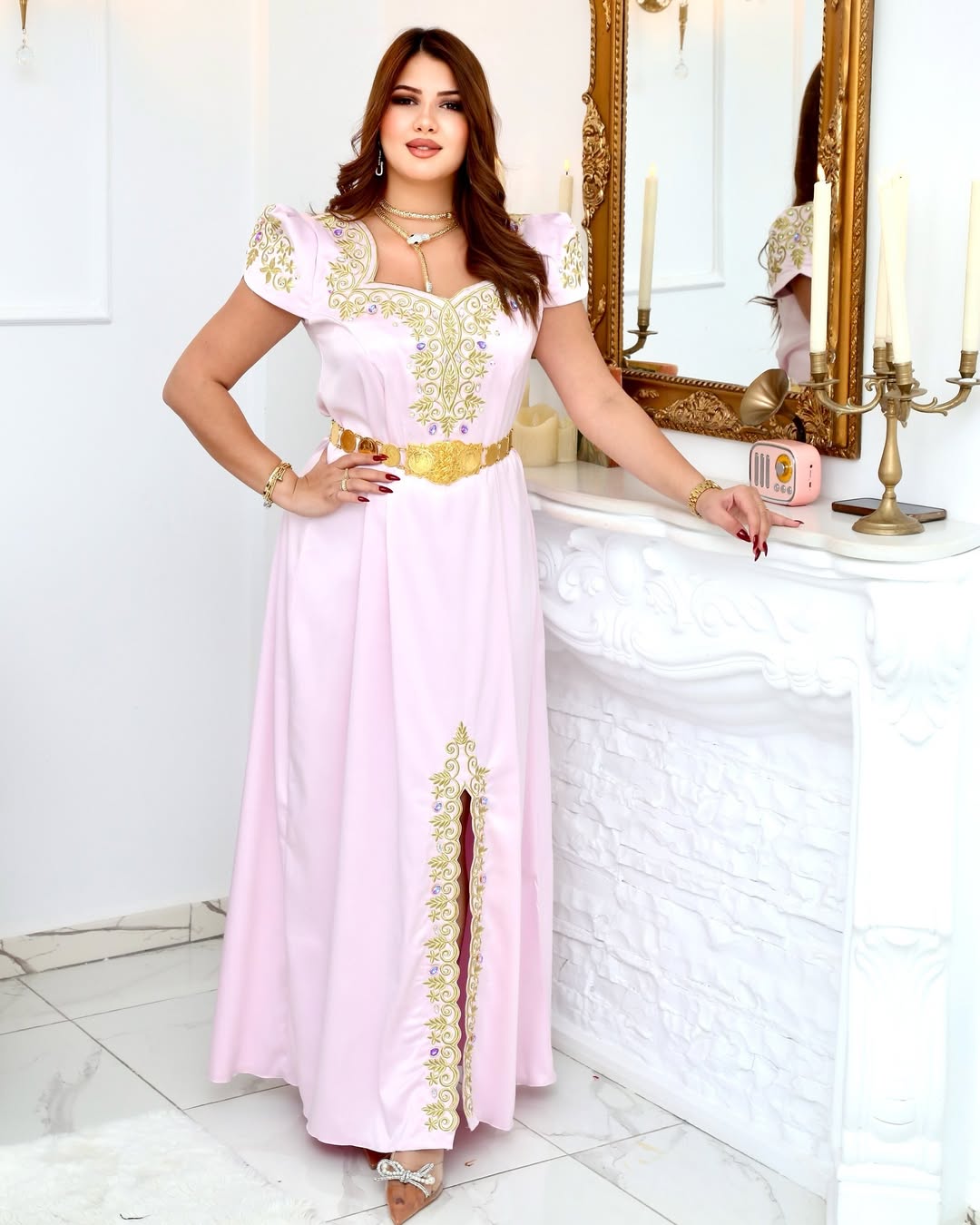 ✨ قندورة فتلة بالستان  ✨